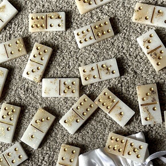 Custom Handmade Playable Resin Dominoes! - Picture 6 of 6